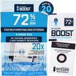 Integra Boost 2-way humidity control pack front view 72 percent relative humidity