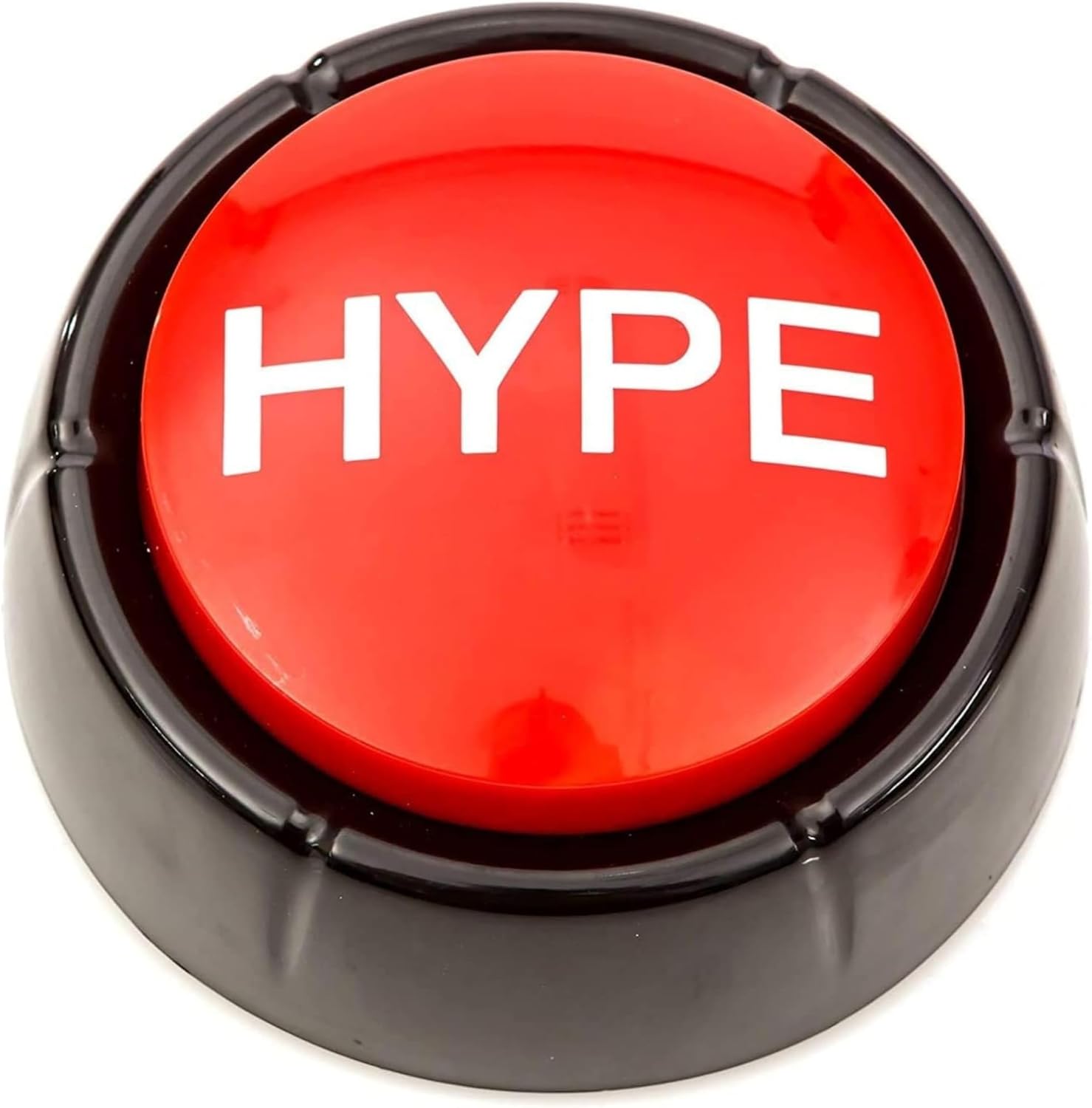 Sound Rx The Hype Button front view novelty desk toy