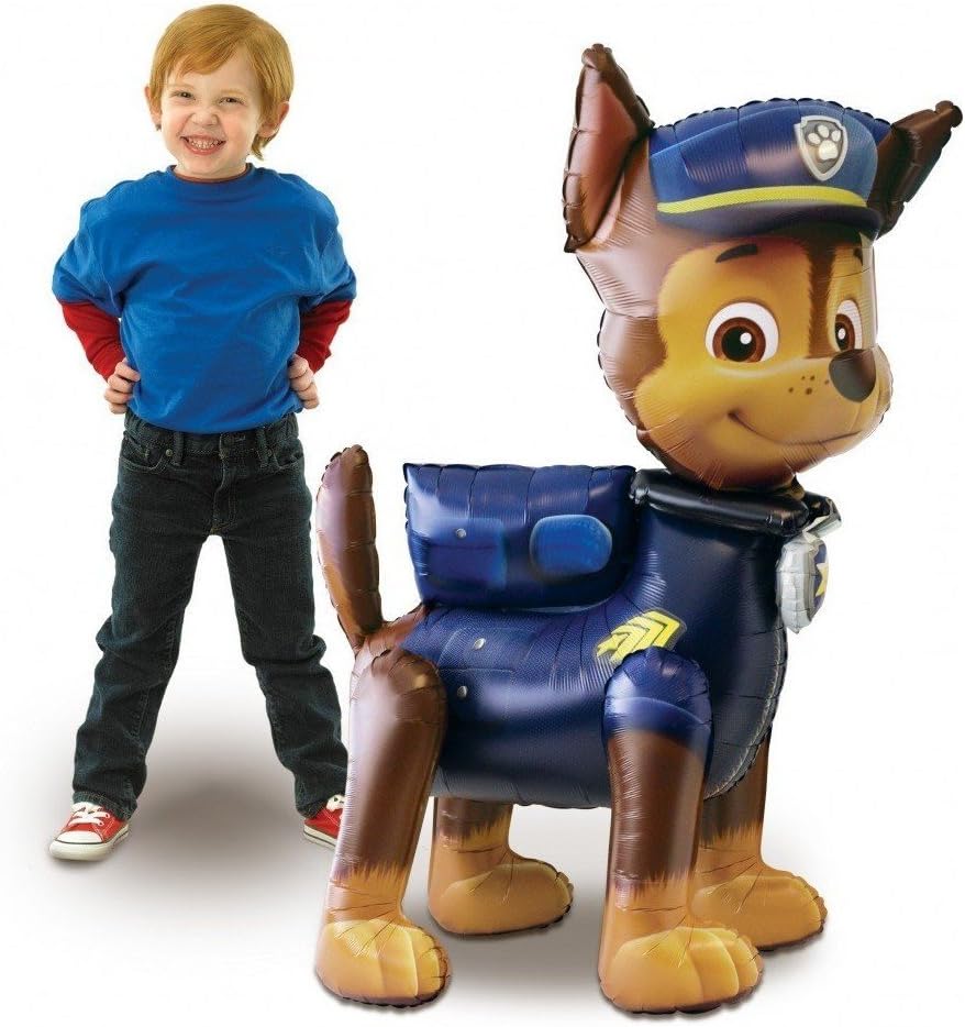 Amscan Paw Patrol Chase Mylar balloon full body character design