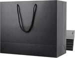 White and Black Gift Bags,6Pcs 17"x5.5"x12.6" Large Gift Bags with Handles | Kraft Paper Shopping Bags with Ribbon Handles,Gift Wrap Bags for Wedding,Birthday,Christmas,Anniversary - Image 11