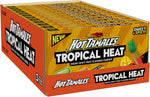 Close up of Hot Tamales Tropical Heat candy packaging