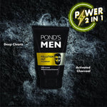Pond's Men deep clean face wash creamy texture showcase