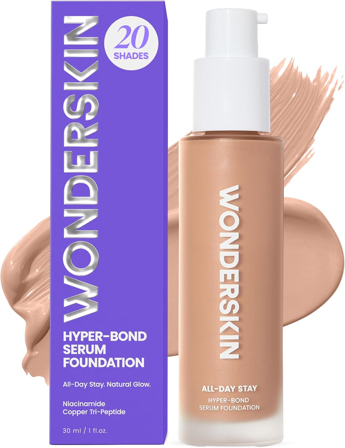 Wonderskin Hyper Bond Serum Foundation bottle front view