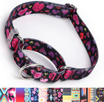 Martingale Collar for Dogs, No-Slip Escape Proof Choke No Pull Cinch Soft Nylon Dog Training Collars Adjustable for Small Medium Large Breed Pet Dogs, Pink Daisy M - Image 11