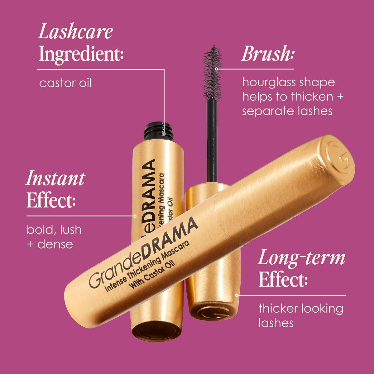 Grande Cosmetics GrandeDRAMA mascara lifestyle display