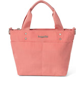 Baggallini mini carryall tote fabric texture closeup