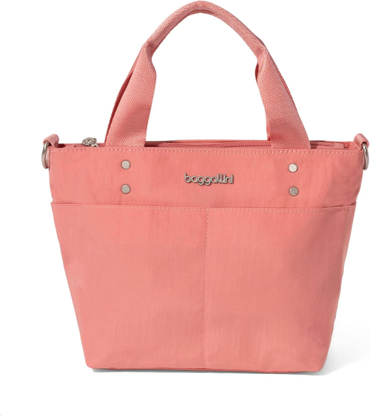 Baggallini mini carryall tote fabric texture closeup
