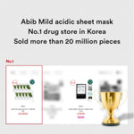 Abib Mild Acidic pH Sheet Mask box set imported skincare for redness relief