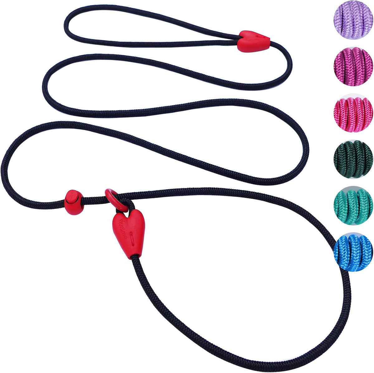 Slip Lead 6 FT Dog Training Leash - 6 Color Slip Leads for Medium Dogs - No Pull Dog Leash (Pink) - Image 15