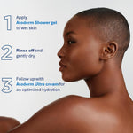 Texture of Bioderma Atoderm gentle shower gel