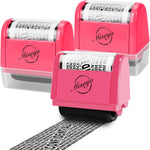 Miseyo Wide Roller Stamp Identity Theft Stamp 1.5 Inch Perfect for Privacy Protection - Yellow - Image 14