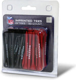 Team Golf NFL 2-3/4 inch regulation wood golf tees close up