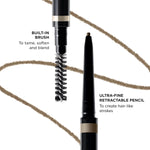 Clarins eyebrow pencil dual ended spoolie brush