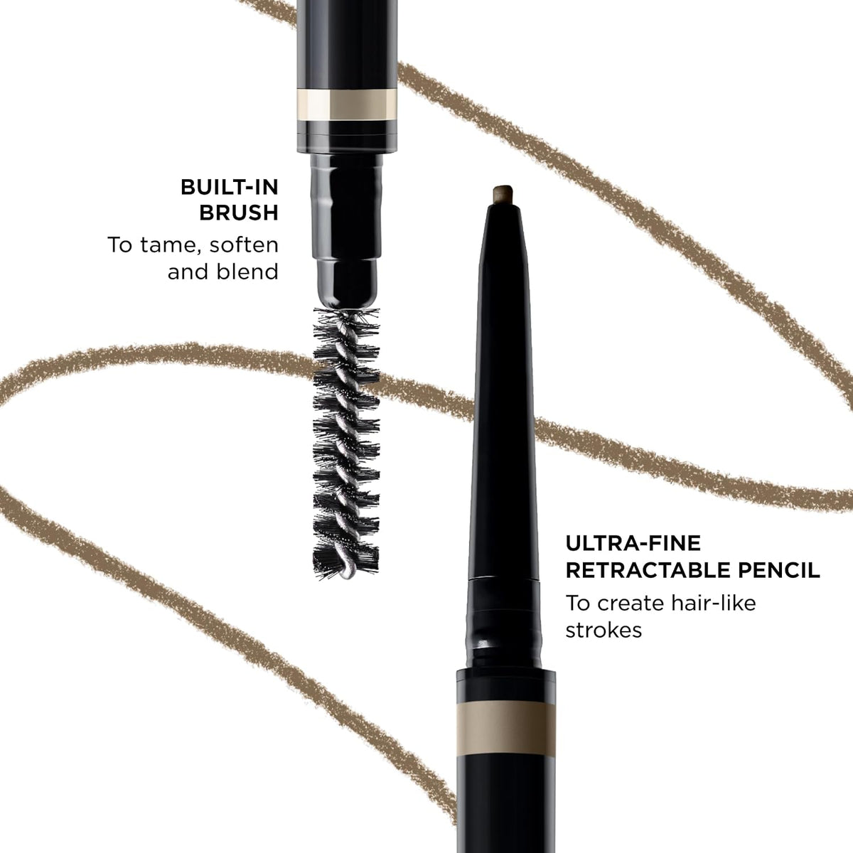Clarins eyebrow pencil dual ended spoolie brush