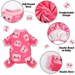 BAOBICUTE breathable dog clothes full body fit lightweight cat pajamas