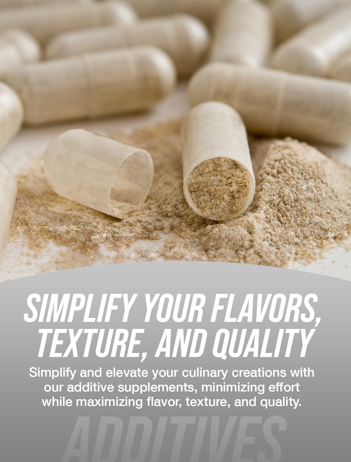 Pure microcrystalline cellulose binder powder for pressing DIY wellness tablets