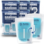 Dry & Dry 5 Packs Hybrid Moisture Absorbers front view for closet dehumidifying.