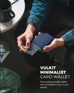 VULKIT front pocket wallet banknote compartment detail