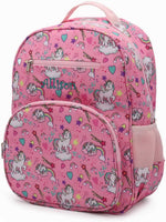 Dibsies adventure backpack back view with cushioned adjustable straps