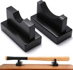 2PCS Double-Tier Baseball Bat Display Wall Mount Rack | Horizontal Hanger with Protective Soft Liner, Display Holder Fits Baseball & Softball Bats, for Sports Memorabilia Collection - Image 12