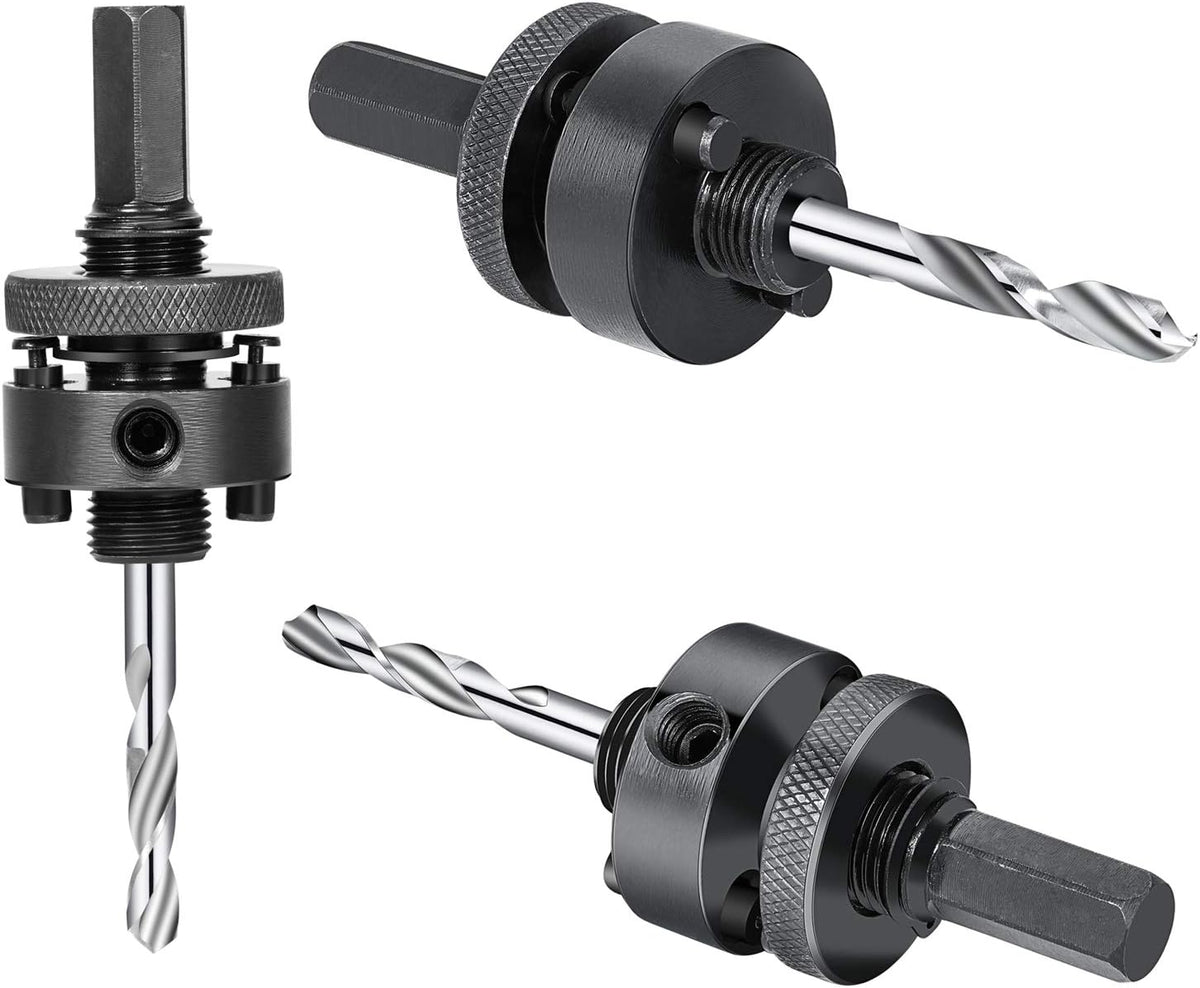 HYSHIER 6-inch hole cutter positioned for wood fabrication