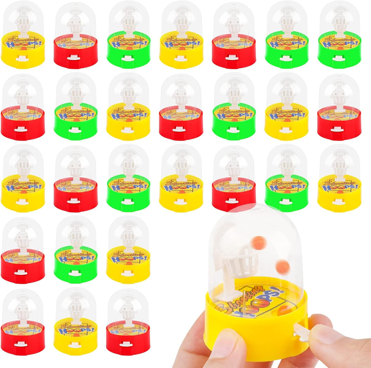Waenerec 28 piece mini basketball finger shooting game set