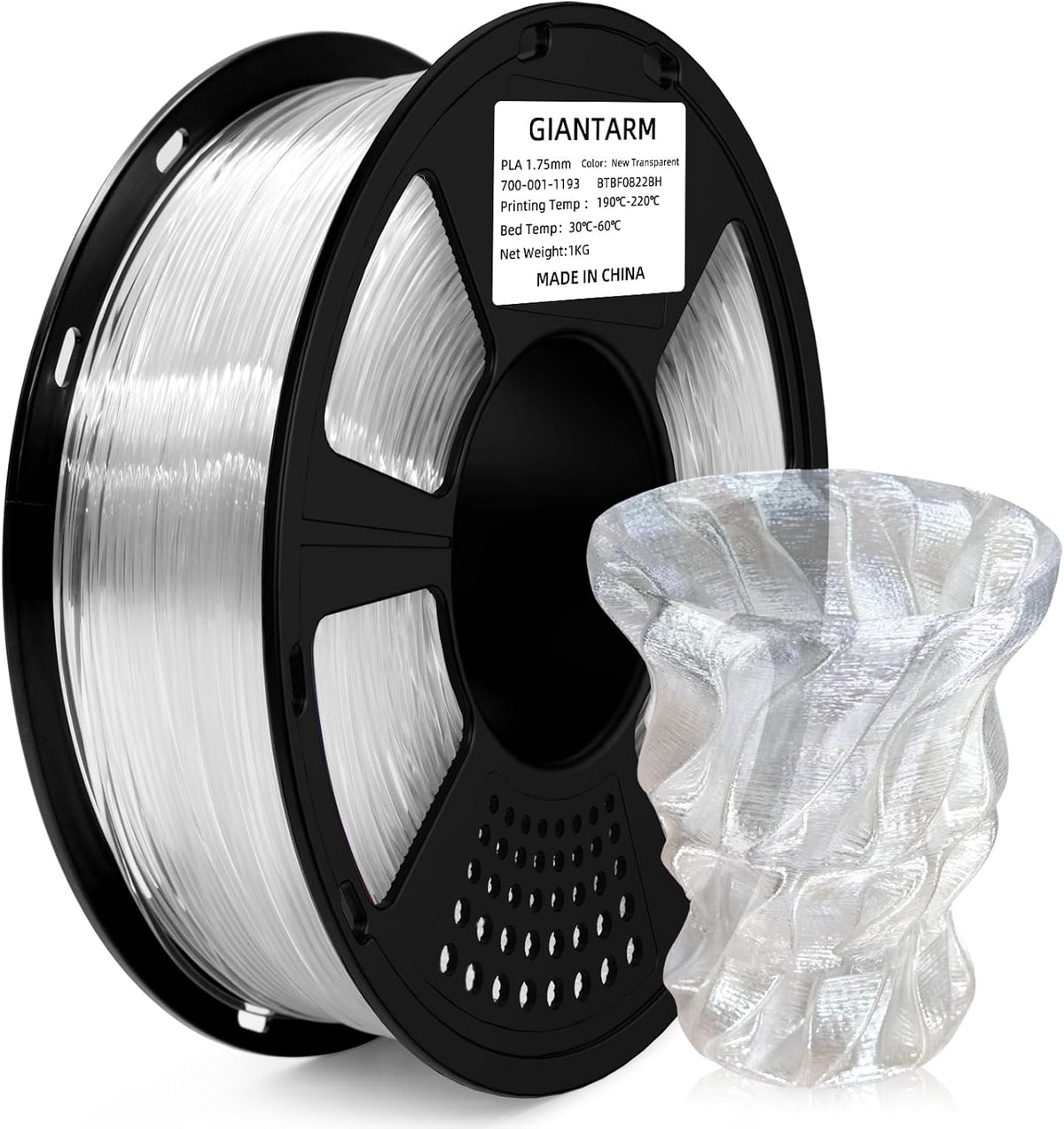 GIANTARM 3D Printer Filament, Silk Gold Pla Filament, 1Kg(2.2lbs) Spool, 1.75mm Dimension Accuracy +/- 0.03mm, 3D Printing Filament - Image 13