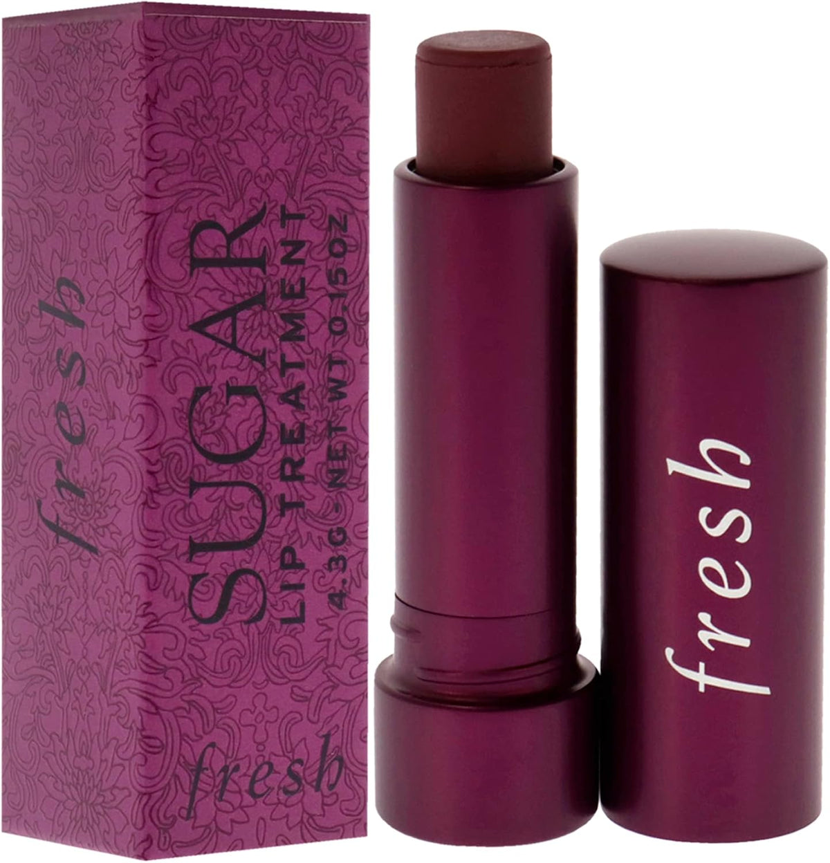 Fresh Sugar Berry lip balm tube opened showing hydrating stick