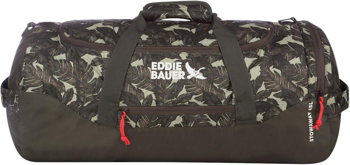 Eddie Bauer Stowaway packable duffel bag front view