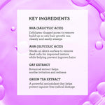 Bliss exfoliating body toner for razor bumps and ingrown hair treatment