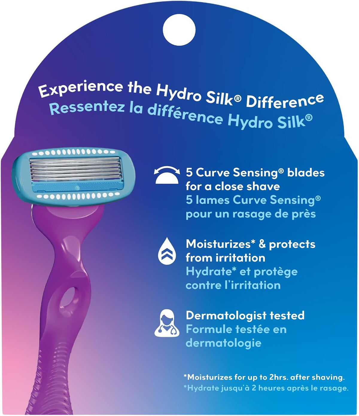 Schick Hydro Silk Moisture Razor Blade Refills, 4 Count | 5-Blade Moisturizing Razors for Women | Womens Moisturizing Razor Refills - Image 9