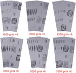 AUSTOR 36 Pieces Sandpaper High Grit Wet and Dry Sandpaper Assortment - Image 2