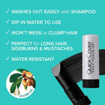 Close up of Kiss quick cover wet stick texture and shade