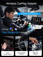 TIMEKNOW wireless carplay adapter side profile with USB connector