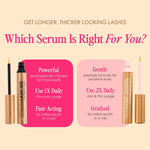 Grande Cosmetics lash enhancing serum tube resting on pink background