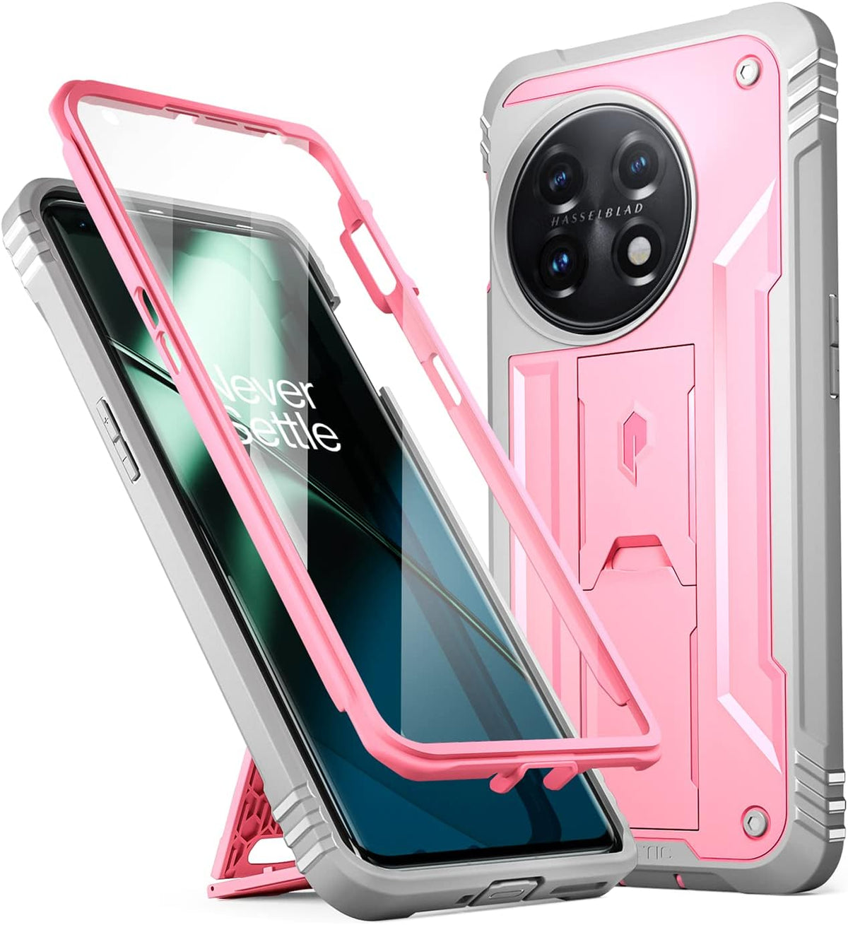 Poetic full body protective phone cover with kickstand in portrait mode