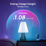 Consciot smart bulb glowing with warm white illumination
