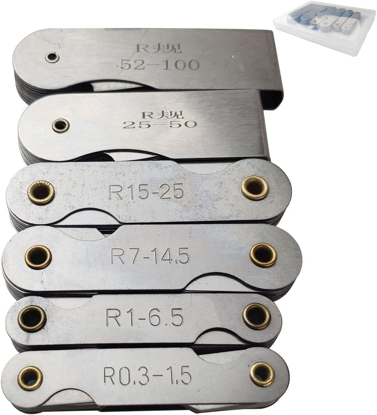 JENSWILL radius gauge set front view