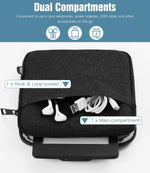 TiMOVO black sleeve case demonstrated with a Kindle device.