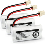 VANBOW cordless phone battery pack front view showcasing the two point four volt connection layout.