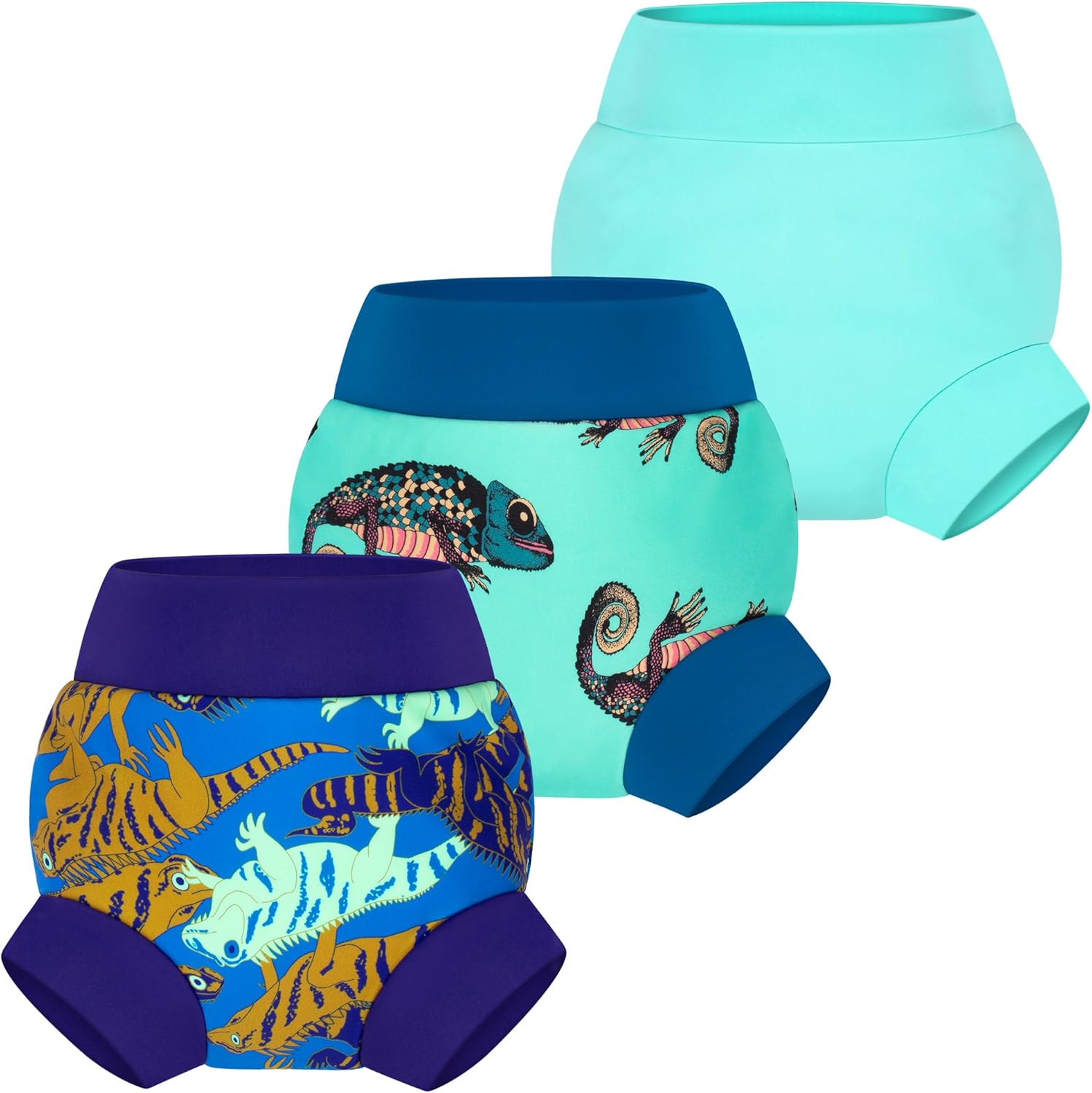 Big Elephant reusable baby swim diapers three pack front view
