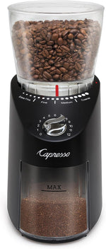Capresso Infinity Plus ground coffee container removed