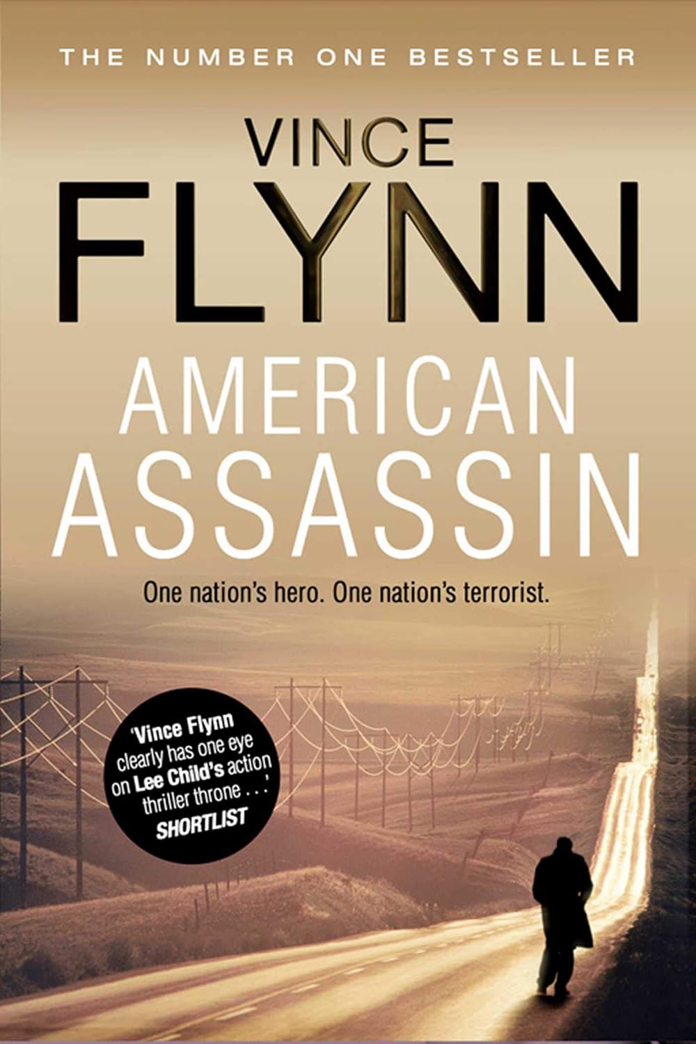 Vince Flynn American Assassin paperback book front view political thriller novel