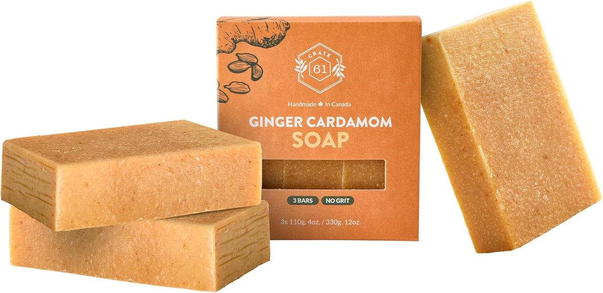 Crate 61, Handmade in Canada, Plant Based Cold Process Natural Bar Soap For Face And Body, With Premium Essential Oils, For Men And Women 3 Pack (Patchouli Lime) - Image 11