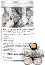 Haupt Lakrits Smålänningar open container revealing textured dark licorice pieces