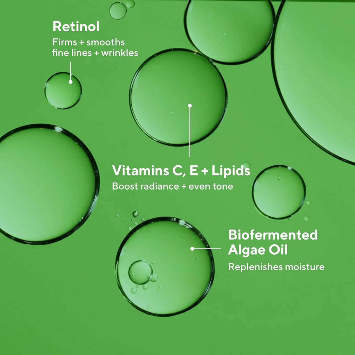 Close up of Murad Retinol Youth Renewal Oil packaging