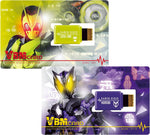 Vital Bracelet Ultraman Tiga card placed next to wearable device