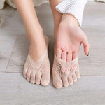 Qauxbul bunion relief toe socks no show low cut design