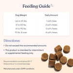 Pawfy dog chews packaging featuring Dalmatian illustration
