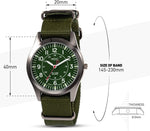 Infantry MDC field watch worn on wrist